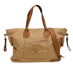 Chloe C Changing Bag, Nylon, Brown, MIF, S, 3*